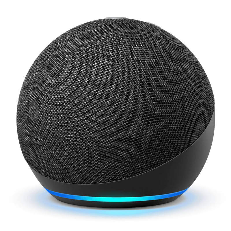 Amazon Alexa Echo Dot 4th Gen Smart Speaker Mini - Charcoal - مكبر صوت